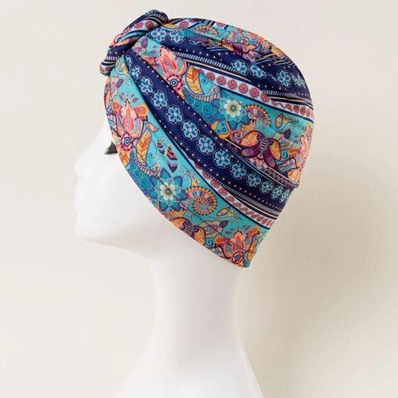 Turban Pre-tied Knot Headwrap - Picture 2 of 3